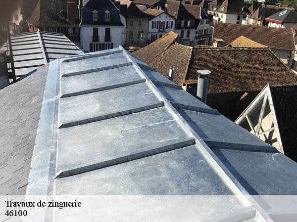Travaux de zinguerie 46100