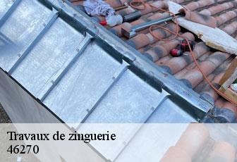 Travaux de zinguerie 46270