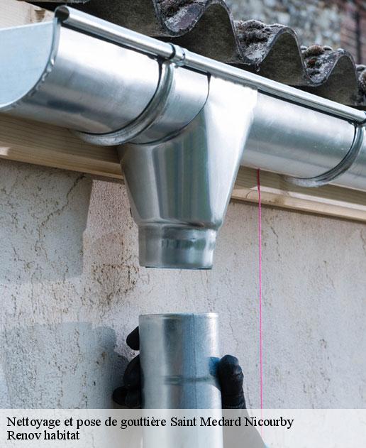 Nettoyage et pose de gouttière  46210