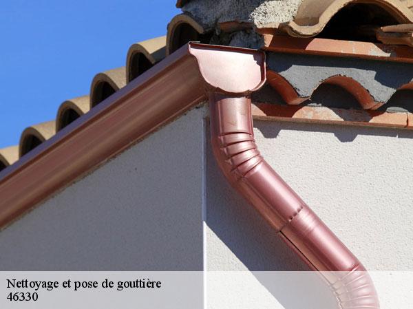 Nettoyage et pose de gouttière 46330