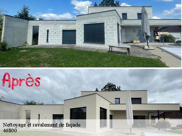 Nettoyage et ravalement de façade 46800