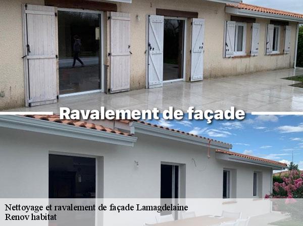 Nettoyage et ravalement de façade  46090